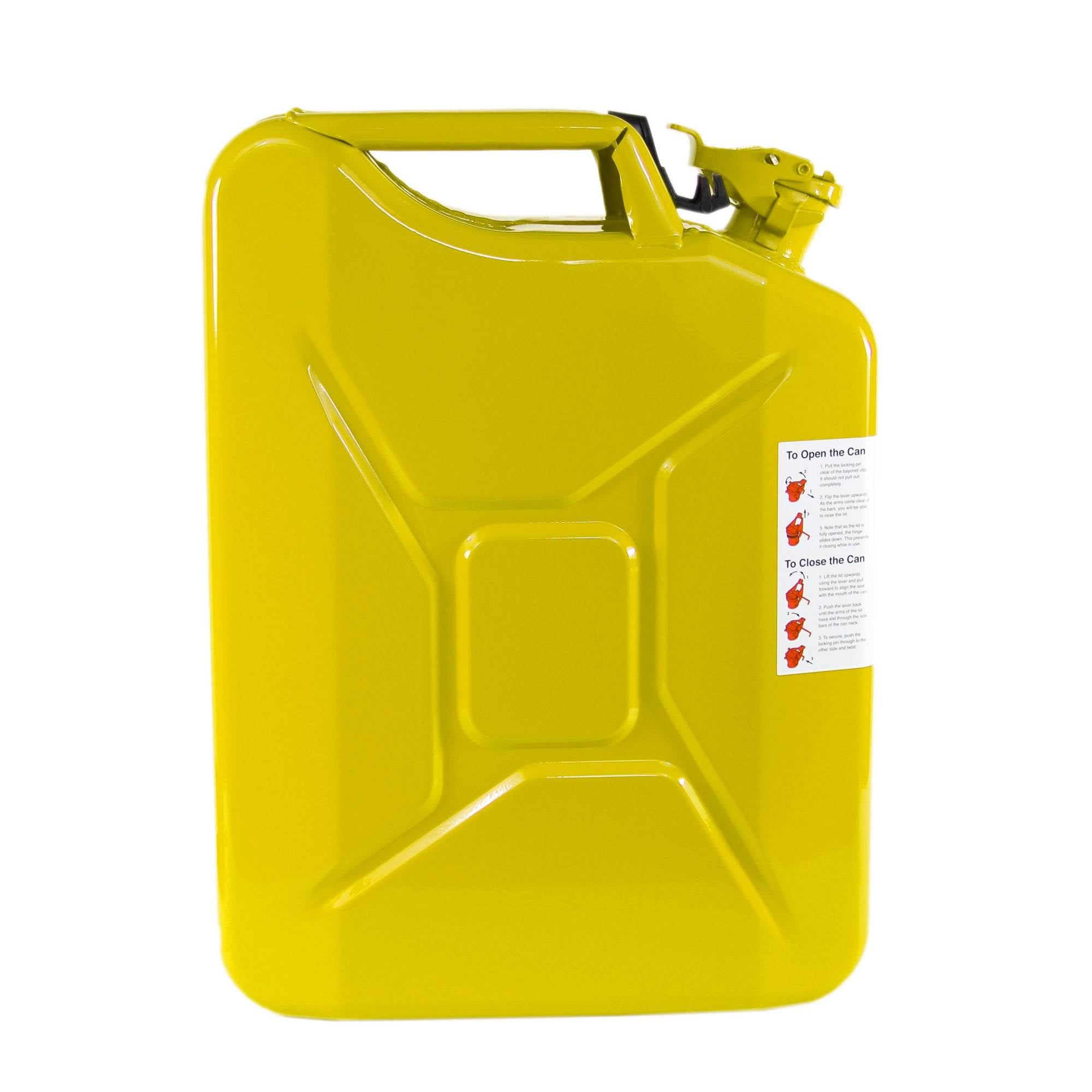 Wavian 3011 5.3 Gallon Authentic Carb Fuel Jerry Can Yellow for sale online 