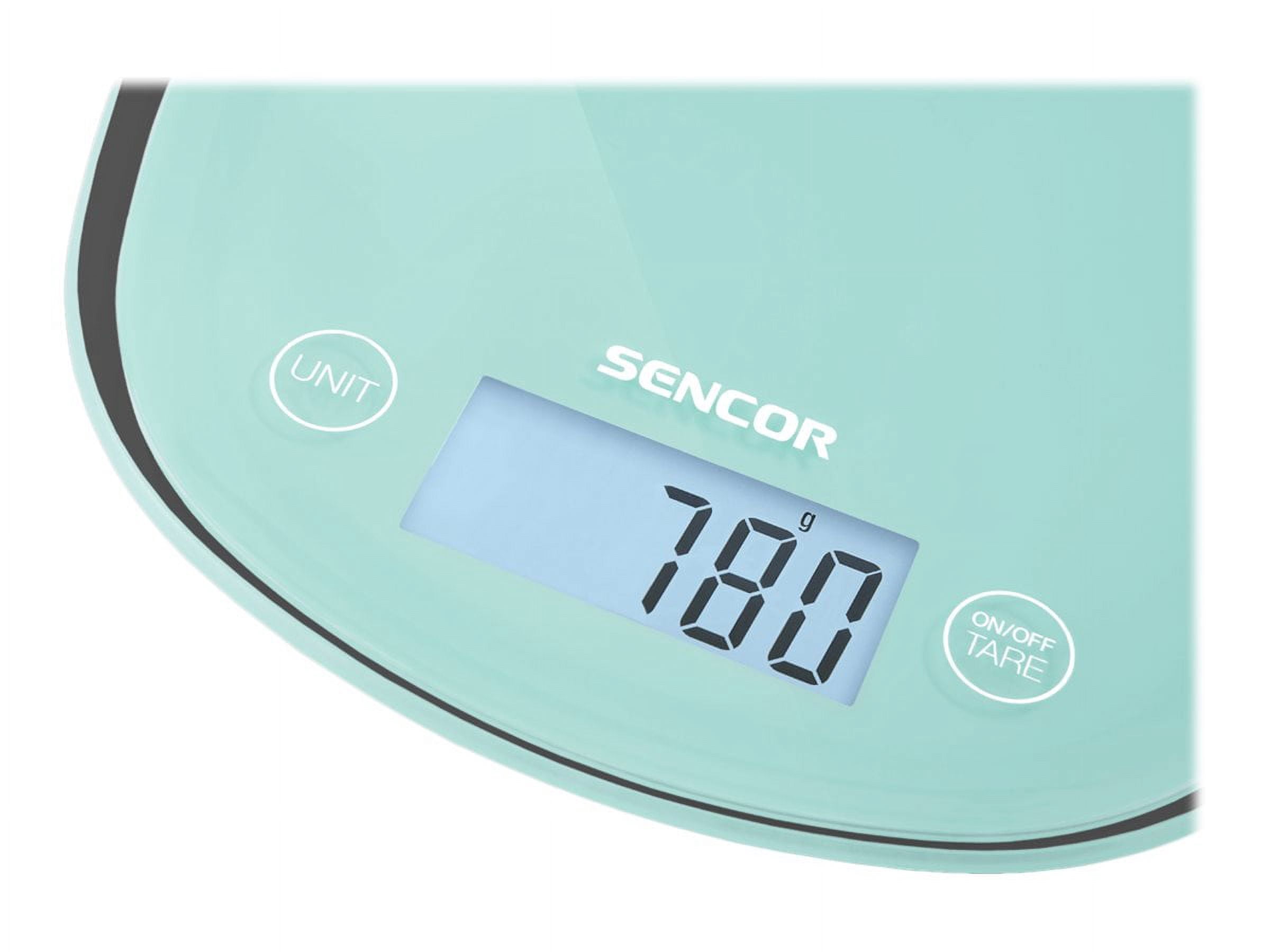 Sencor SKS32BL Digital Kitchen Scale with Display, Forget-Me-Not Blue