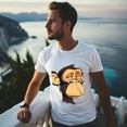 thumbnail image 5 of Large Tops For Men GraphicChimpanzee Printed Tees Summer Everyday Short-Sleeved T Shirts Black or White XS-5XL, 5 of 5