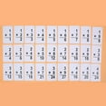 thumbnail image 3 of veasfak 1 Set (54 Pieces) Maths Multiplication Flash Cards Flashcard for Kids Early, 3 of 6