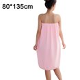 thumbnail image 2 of Toalla de baño usable para mujer, falda de baño con parte superior de tubo ajustable, adecuada para natación de belleza SPA, 2 of 5