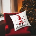 thumbnail image 1 of Puntoco Valentine'S Day Pillowcovers 18X18 Inch Peach-Skin-Like Cloth Pillowcase Valentine'S Day Decor for Sofa Couch, 1 of 5