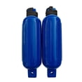 thumbnail image 4 of koolsoo 2x Inflatable Boat s Simple Installation s Bumpers for Boats G2 Blue Black Rope, 4 of 9