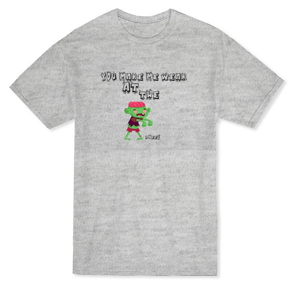 You Make Me Weak At The Knees Zombie Graphic Men's T-shirt