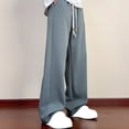 thumbnail image 5 of IhhxPro Men's Casual Pants Oversized Jogger with Pockets Elastic Waist Relaxed Fit Drawstring Trousers Cotton Streetwear for Daily Wear Spring M-4XL, 5 of 5