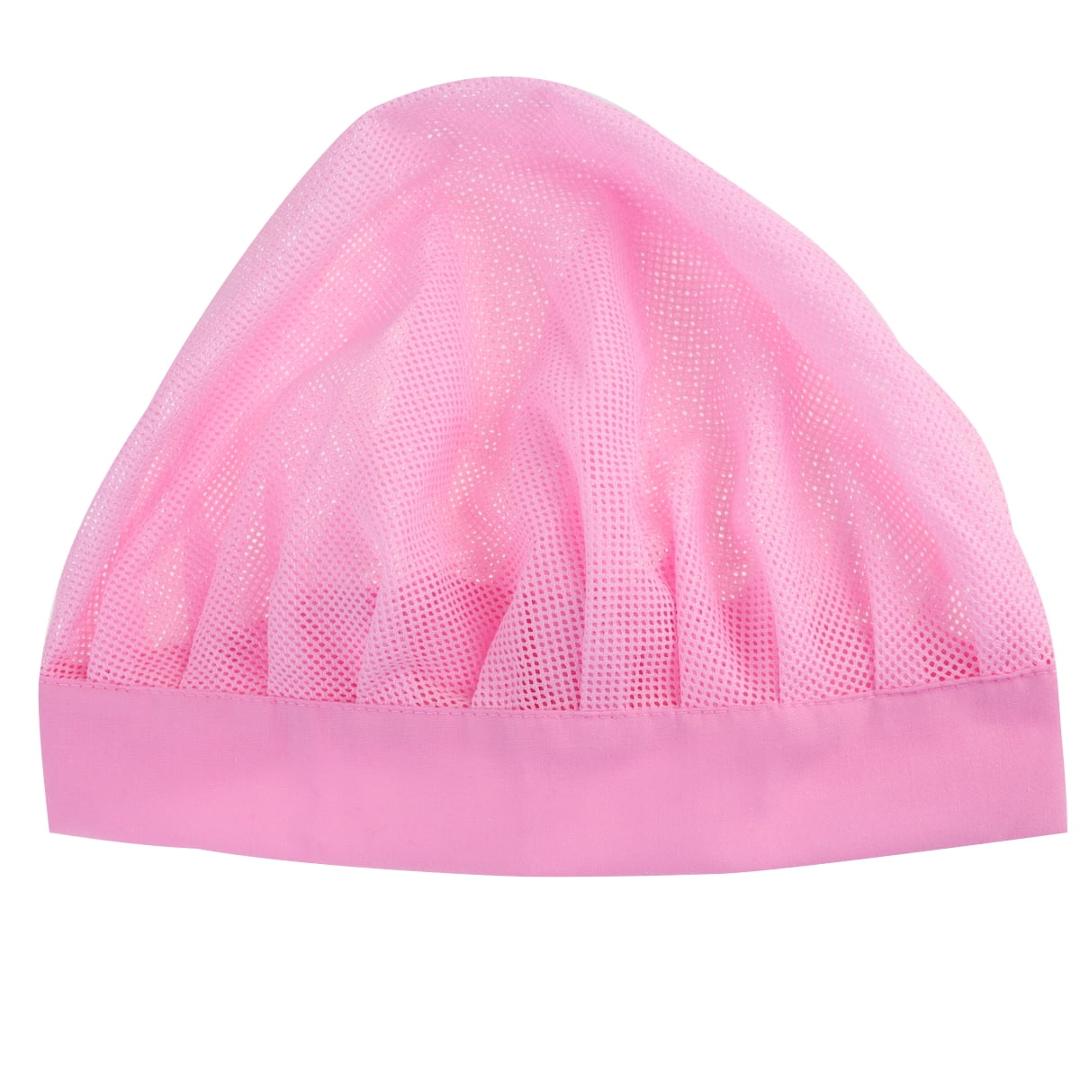 NICEXMAS Exquisite Cotton Hat Useful Prevent Hair Loss Breathable Head  Protector for Home Daily Use (Wide-brimmed and Elastic, Pink) 