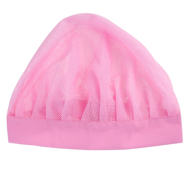 WORGEOUS Exquisita gorra de algodón, útil para prevenir la pérdida de cabello, protector de cabeza transpirable para uso diario en el hogar (ala ancha y elástica, rosa)