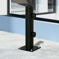 thumbnail image 2 of Outsunny Support de Parasol pour Terrasse, Base de Parasol d'Extérieur, Noir, 2 of 10