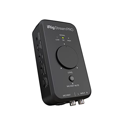 IK Multimedia iRig Stream Pro Streaming audio interface with in