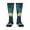 3 Black, variant on World Map Knee Socks, High Socks Long Stretchy Sock Women Knee High Stocking, Long Socks for Women