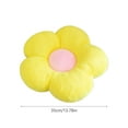 thumbnail image 2 of Adorable Sunflower Plush Cushion Pillow - Soft Floral Seat Pad for Sofa, Living Room & Bedside Window Seat, Decorative Flower Pillow for Home & Office Chair Comfort & Ambiance, 13.78in, Yellow, 2 of 6