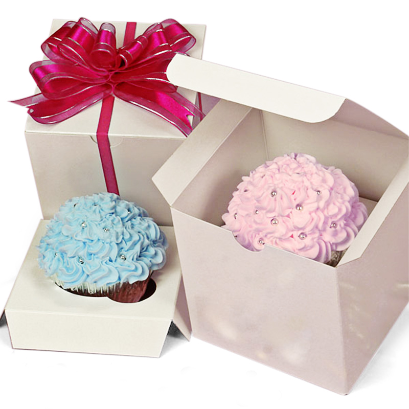 Gift Boxes Wholesale White Gift Boxes 4" X 4" X 4" Quantity 100 by