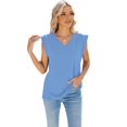 thumbnail image 2 of Women Casual Sleeveless Tank Tops Summer Loose Fit Basic Tee Blouse Fashion Clothes M, 2 of 7