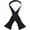 Black, variant on Men's Self-Tie Satin Bow Tie - Faux Silk (White)