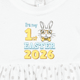 thumbnail image 4 of Inktastic It's My 1st Easter 2026 Girls Baby Dress, 4 of 5