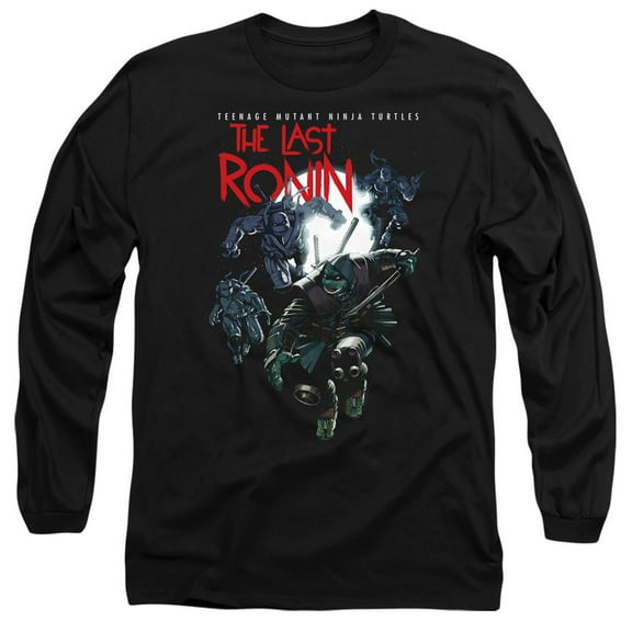 TMNT Teenage Mutant Ninja Turtles, Four Turtles Leap Long-Sleeve Adult T Shirt