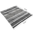 thumbnail image 4 of Soft Flannel Throw with Boho Stripes -50x60in Blanket Warm Bed Blanket for Couch Sofa - Lightweight, Vintage Abstract Design, 4 of 5