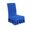 Royal Blue, variant on Foldable Chair Cover Dust-proof Polyester Kitchen Eating Chair Cover Protector for Household