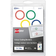 Avery AVE2332 Color Coded Label