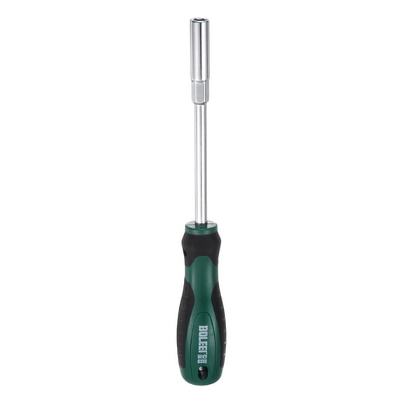 Uxcell Metric Nut Driver 8mm CR-V Non-Magnetic Tip Hollow Shafts Hex Socket Screwdriver with Non-Slip Handle