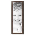 thumbnail image 2 of ArtToFrames 13" x 40" Honors Mahogany with Black Picture Frame, 13x40 inch Brown Wood Poster Frame (WOM-5154), 2 of 7