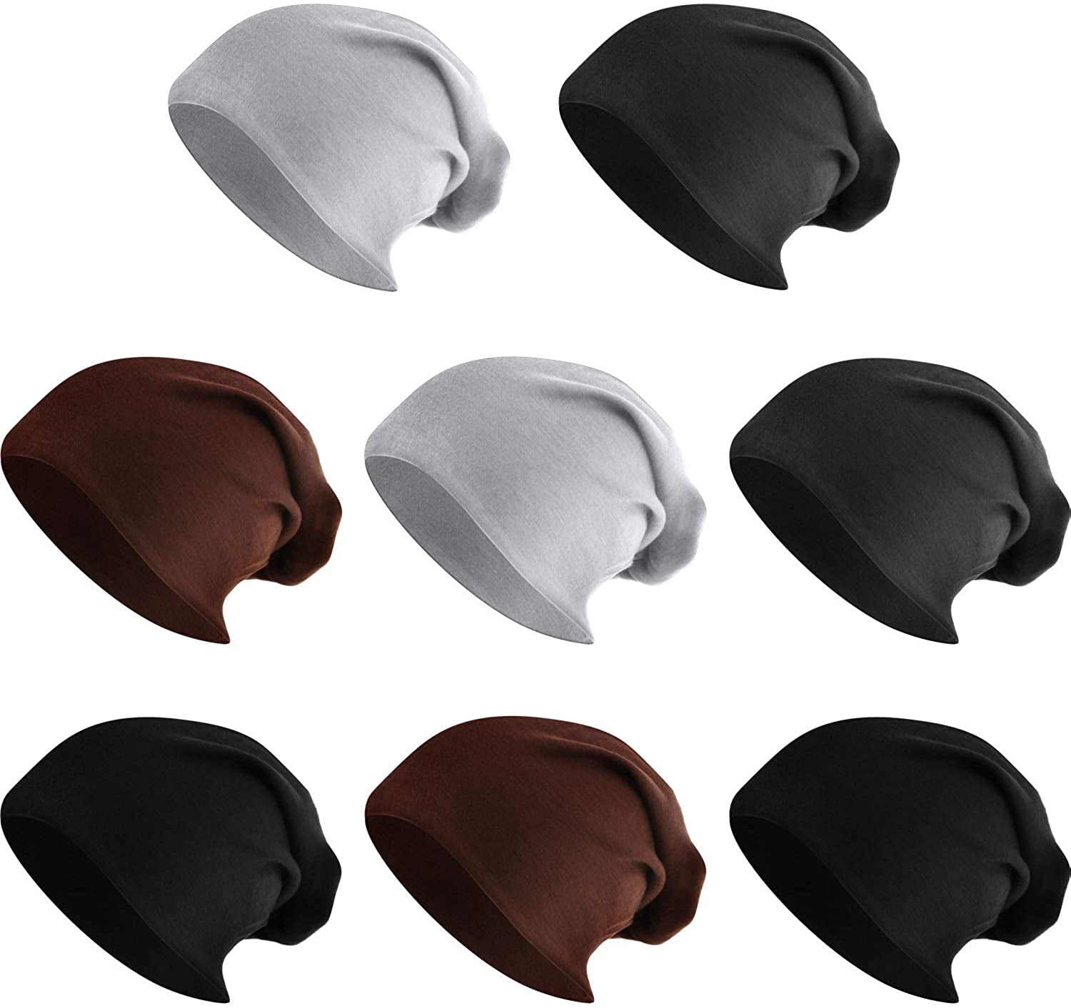 Thin Knit Slouchy Beanie Hats Skull Cap 