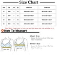 thumbnail image 3 of Puntoco Bralettes para mujer, moda para mujer, color sólido, tirantes extraíbles para el hombro, sin aros, soporte suave, sujetador diario, 3 of 5