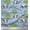 Blue, variant on Soimoi Cotton Duck Fabric Tree & Dog Kids Printed Fabric 1 Yard 42 Inch Wide