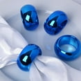 thumbnail image 5 of Efavormart 4 PCS Wholesale Midnight Blue Acrylic Napkin Rings for Place Settings Wedding Receptions Dinner or Holiday Tableware, 5 of 9