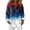 Sky Blue, variant on Domzest 4th Of July Shirts Women 250 Anniversary Usa Graphic Shirts Patriotic Long Sleeve V Neck Butoon Down Tshirts Light Blue M