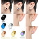 thumbnail image 3 of FIBO STEEL 6 pares de aretes para hombres y mujeres, tapones para los oídos, aretes de calibre falso, 18G, 3 of 3