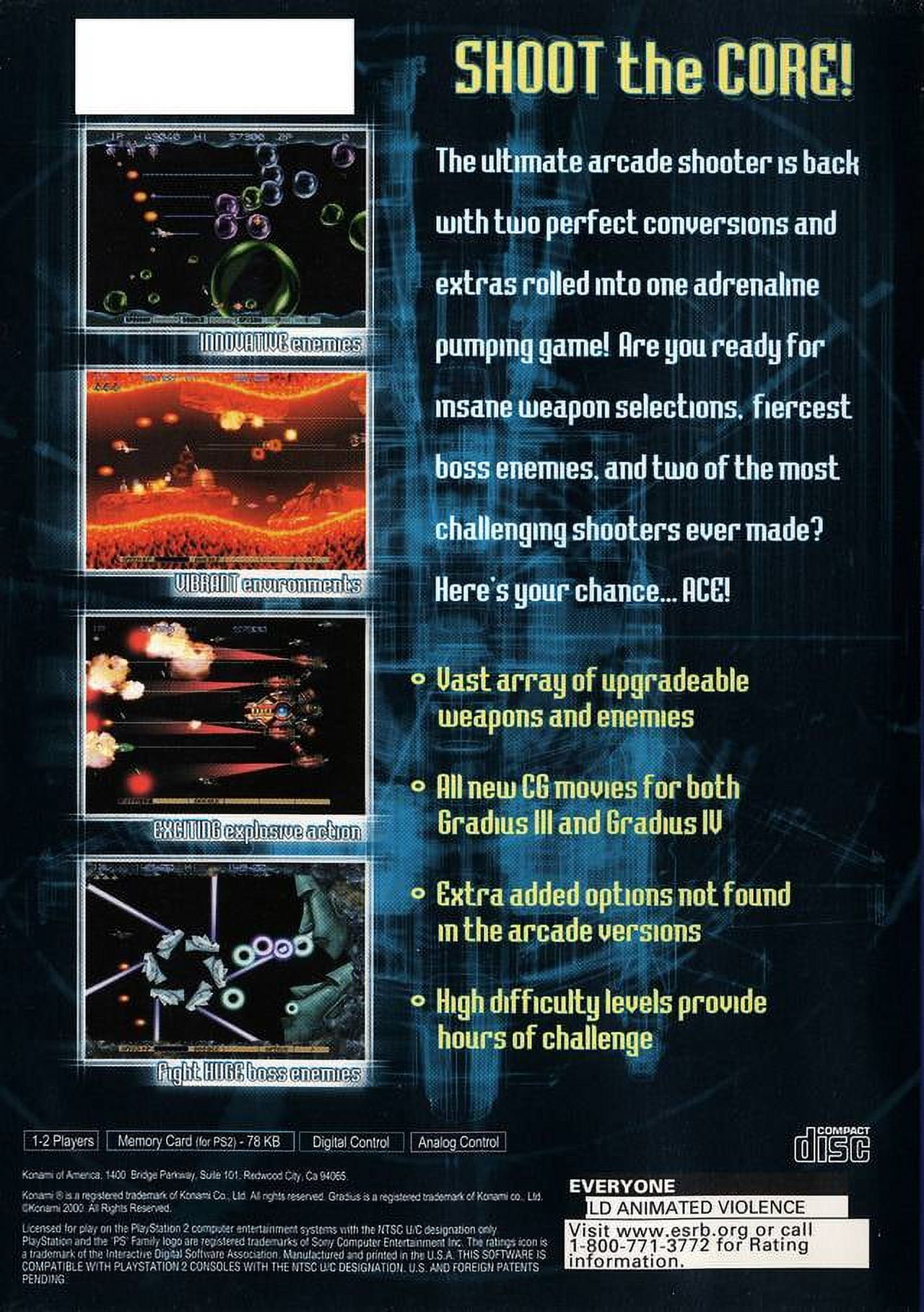 Gradius III and IV - PlayStation 2
