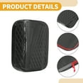 thumbnail image 3 of Tapa de la puerta del tanque de combustible para Toyota Camry 2018-2023, cubierta de la tapa del llenado de combustible, tipo adhesivo, fibra de carbono negra, ABS, 3 of 6