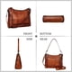 thumbnail image 4 of Minibandolera Iwee de piel retro con monedero, color marrón, 4 of 7