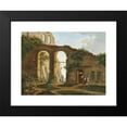 thumbnail image 2 of Xaver Laurent 14x12 Black Modern Framed Museum Art Print Titled - Gifts for the Monastery (1826), 2 of 5