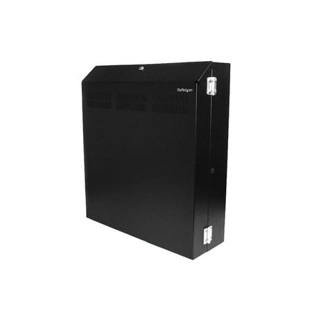 StarTech.com 4U 19in Secure Horizontal Wall Mountable Server Rack - Rack - wall mountable - 120 mm - black - 10U - 19"