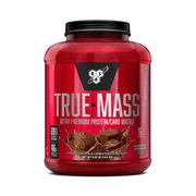 BSN, True-Mass Ultra Premium Protein & Carb Matrix, 46 g Protein Powder, Chocolate Milkshake, 5.82 lb, 16 Servings