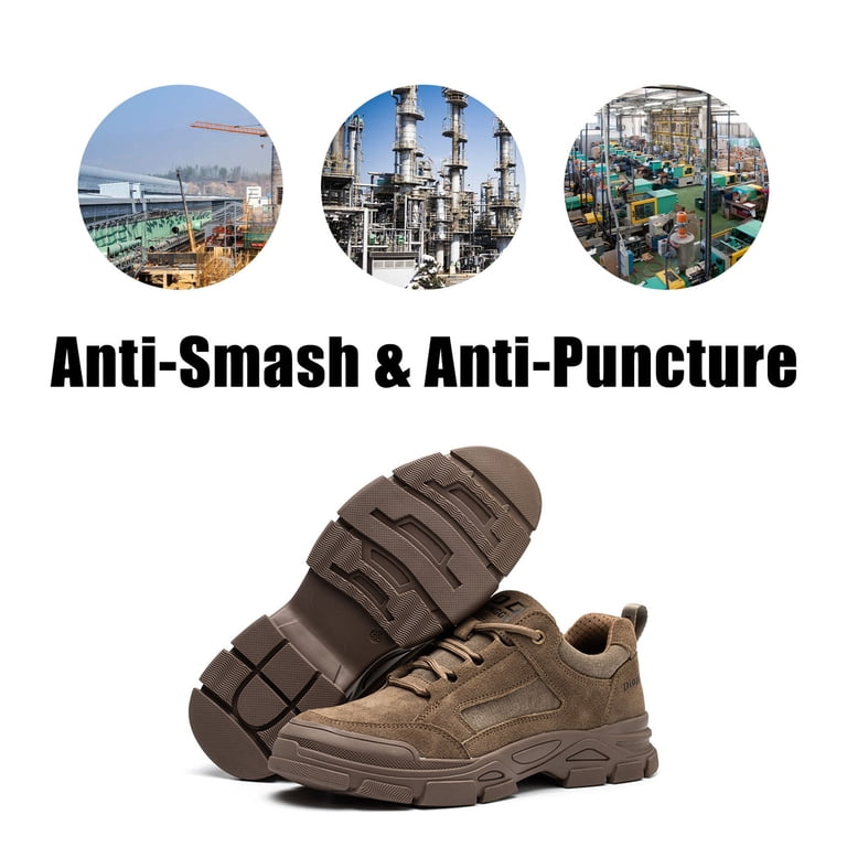 Safety Shoes Steel Toe Shoes For Men, Comfortable Work Shoes  display picture 3