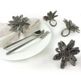thumbnail image 3 of Gilded Lily Napkin RingSet of 4Color: Smoke Silver, 3 of 8