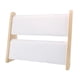thumbnail image 2 of smtyteeng 2x Expositor de collares de madera con caballete para mostrador beige y blanco, 2 of 3