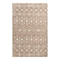 thumbnail image 2 of Unique Loom Moroccan Trellis Shag Collection Area Rug - Meknes (6' 1" x 9' Rectangle Light Brown/Ivory), 2 of 6