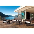 thumbnail image 7 of Compamia Miami Resin Patio Loveseat in Brown, 7 of 7