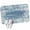 Mist Blue, variant on Front Door Mat 15.7"x23.6", Blue Coastal Non Slip Backing & Low Profile Doormats, Absorbent Muddy Dirt Trapper Door Mats for Front Back Door Entryway Summer Ocean Sea Waves Starfish Corals