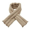 thumbnail image 2 of Lilgiuy Unisex Winter Thick Down Solid Color Scarf For Cold And Warm Scarf Winter Fashion 2022, 2 of 2