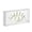 White, variant on XOXO 11.75" Contemporary Glam Acrylic Box USB Operated LED Neon Light, Pink