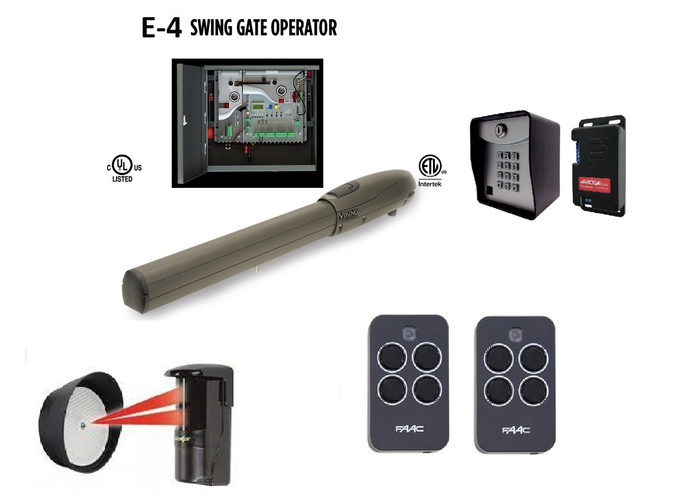 Viking VAE4K Single Residential Swing Package Kit Viking Access Gate