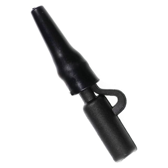 Sonducket 50 unids/set de Clips de de seguridad, plataformas giratorias de plástico para terminales, agua dulce, agua salada, lago, océano, Pescar Negro