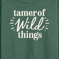 thumbnail image 3 of Instant Message - Tamer Of Wild Things - Women's Lightweight French Terry Long Sleeve Shirt, 3 of 6