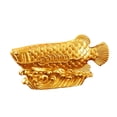 thumbnail image 2 of Figura de Arowana de La Del Feng Shui, Estatua Moderna de de La de Aleación, Adorno para Gabinete, Dormitorio, Decoración Del H, 2 of 9
