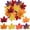 Maple Leaves-300pcs, variant on 300Pcs Assorted Mixed Fall Colored Artificial Maple Leaves for Weddings, Events and Decorating
